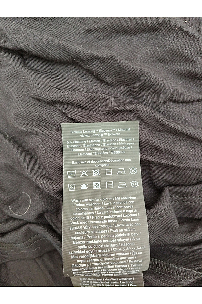 VERO MODA Dámské černé tričko s dlouhým rukávem a rolákem basic Velikost EU XL | VERO MODA | obrázek 5