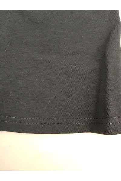 Be wear Černé bavlněné šaty s dlouhým rukávem se stojáčkem Vel. XL | Be wear | obrázek 3