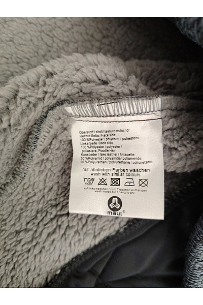 MAC Dámská modrá fleecová mikina se zipem a kapucí Velikost DE 50 | MAC | obrázek 6
