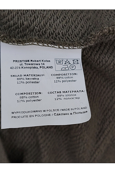 MOE Bavlněné khaki bílé tričkové šaty s kapsami Velikost M | MOE | obrázek 8