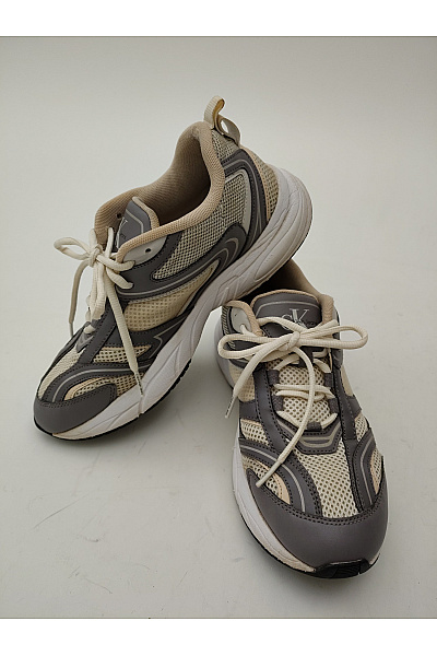 Calvin Klein tenisky Jeans Retro Runner Low Lace Béžové Vel. EU 39 | Calvin Klein | obrázek 5