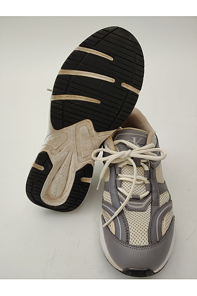 Calvin Klein tenisky Jeans Retro Runner Low Lace Béžové Vel. EU 39 | Calvin Klein | obrázek 7