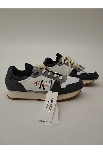 Calvin Klein Pánské tenisky Jeans Retro Runner Bílé | Calvin Klein | obrázek 2