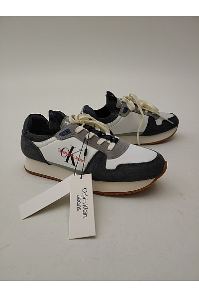 Calvin Klein Pánské tenisky Jeans Retro Runner Bílé | Calvin Klein | obrázek 3