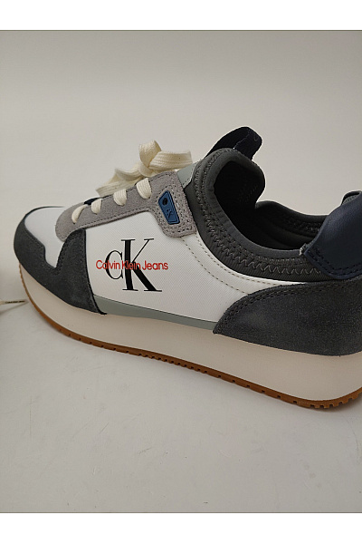 Calvin Klein Pánské tenisky Jeans Retro Runner Bílé | Calvin Klein | obrázek 6