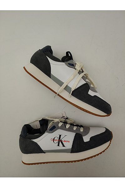 Calvin Klein Pánské tenisky Jeans Retro Runner Bílé | Calvin Klein | obrázek 9