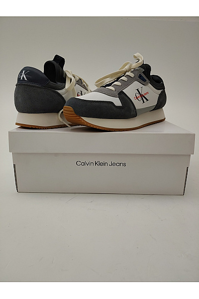 Calvin Klein Pánské tenisky Jeans Retro Runner Bílé | Calvin Klein | obrázek 11