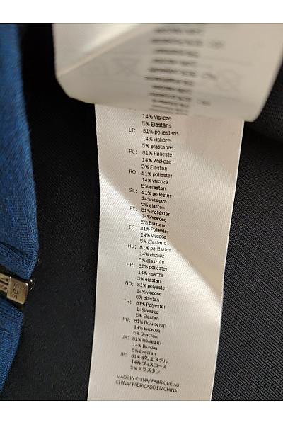 Jako Dámská modrá sportovní mikina na zip s kapucí Vel. DE 44 | jako | obrázek 6