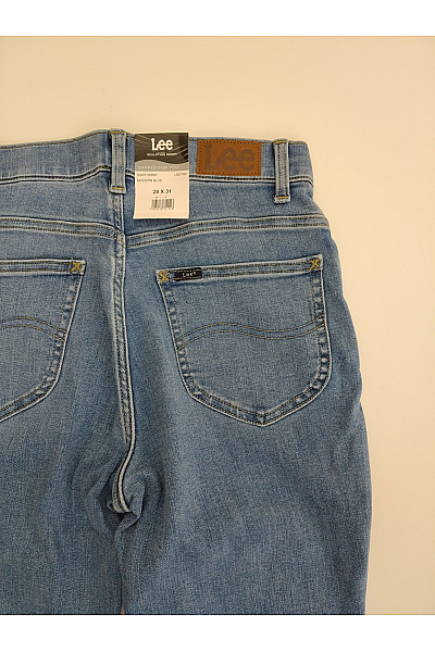 Lee Dámské modré bavlněné skinny džíny s vysokým pasem | Lee  | obrázek 10