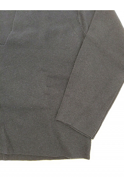 TOM TAILOR Černý dámský pulovr s výstřihem do V oversized Velikost EU S | TOM TAILOR | obrázek 4