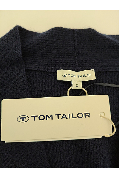 TOM TAILOR Černý dámský pulovr s výstřihem do V oversized Velikost EU S | TOM TAILOR | obrázek 8
