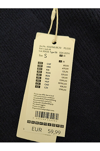 TOM TAILOR Černý dámský pulovr s výstřihem do V oversized Velikost EU S | TOM TAILOR | obrázek 9