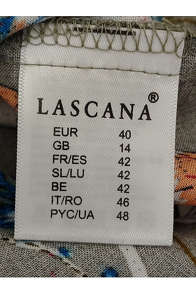 Lasca Khaki halenka s dlouhým rukávem květinová z jačí vlny Vel. M | Lasca | obrázek 5