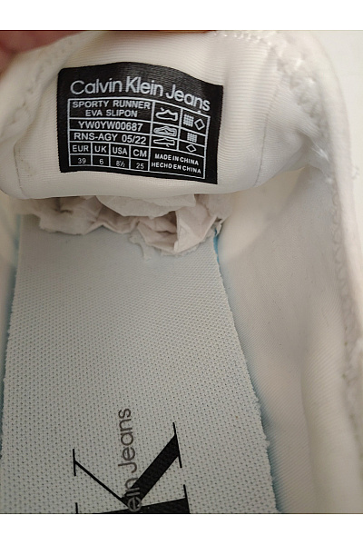 Calvin Klein tenisky Jeans Toothy Runner Oversized Mesh Bílé Vel. EU 39 | Calvin Klein | obrázek 8