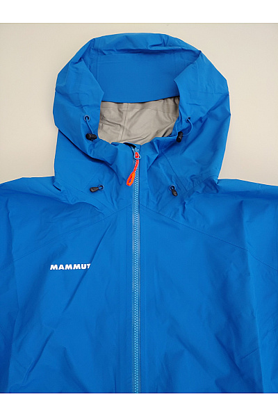 MAMMUT Modrá sportovní outdoorová bunda s kapucí na turistiku Vel. EU L | MAMMUT | obrázek 4