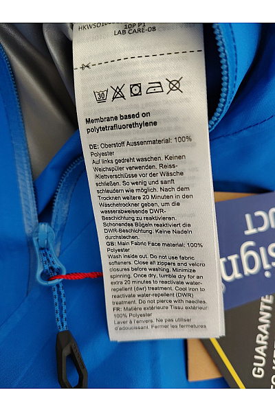 MAMMUT Modrá sportovní outdoorová bunda s kapucí na turistiku Vel. EU L | MAMMUT | obrázek 7