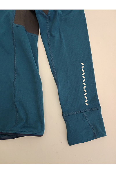 Haglofs Modrá sportovní funkční mikina s kapucí na zip Velikost S | Haglofs | obrázek 3