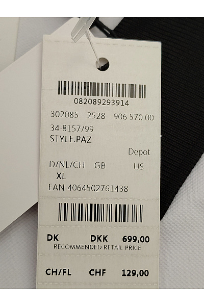 BRAX Bílé dámské sportovní polo tílko se zipem Vel. XL | BRAX | obrázek 6