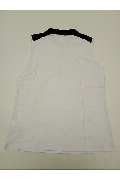 BRAX Bílé dámské sportovní polo tílko se zipem Vel. XL | BRAX | obrázek 8