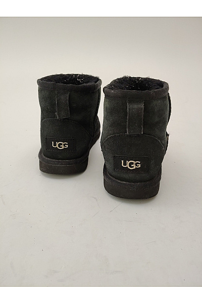 UGG Dětské černé kotníkové válenky s kožíškem Velikost EU 32.5 | UGG | obrázek 4