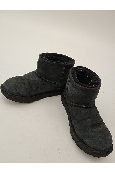 UGG Dětské černé kotníkové válenky s kožíškem Velikost EU 32.5 | UGG | obrázek 10