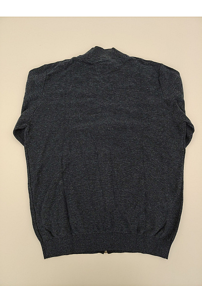 CASA MODA Pánský šedý pletený kardigan na zip Vel. XL | CASA MODA | obrázek 8