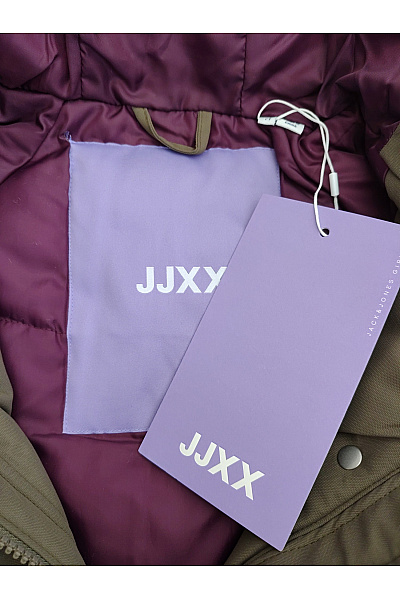 JJXX Dámská zimní dlouhá parka s kapucí hnědá | JJXX | obrázek 8