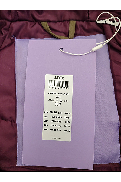 JJXX Dámská zimní dlouhá parka s kapucí hnědá | JJXX | obrázek 9