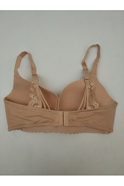 Lasca Béžová krajková push-up podprsenka s hladkými košíčky Vel. EU 90C | Lasca | obrázek 5