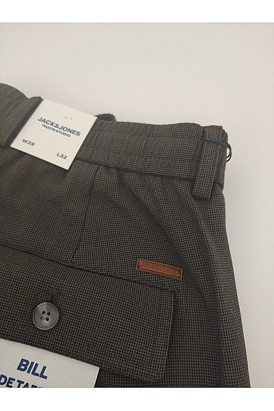 JACK & JONES Pánské šedé společenské kalhoty s puky Vel. 29 / 32 | JACK & JONES | obrázek 8