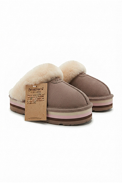 Bearpaw Dámské Hnědé Zimní Válenky Na Platformě S Kožíškem Velikost EU 37