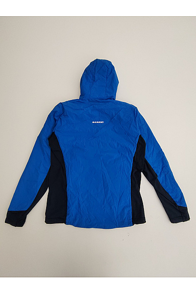 MAMMUT Modrá sportovní outdoorová bunda s kapucí se zipem Velikost EU L | MAMMUT | obrázek 9