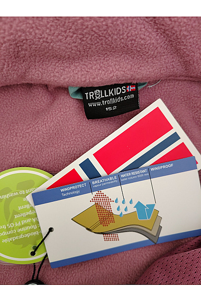 TROLLKIDS Dívčí softshellová outdoor bunda zelená Velikost EU 152 | TROLLKIDS | obrázek 7
