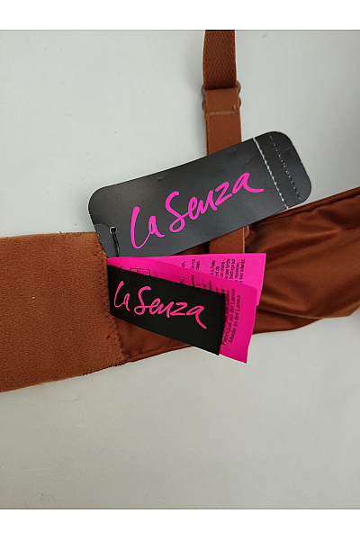 La Senza Hnědá hladká push up podprsenka s překříženými zády Velikost EU 34DD | La Senza | obrázek 9