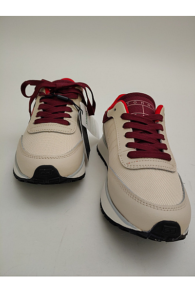 TOMMY HILFIGER tenisky Jeans TJW Retro Runner Archive Béžové Vel. EU 36 | TOMMY HILFIGER | obrázek 3