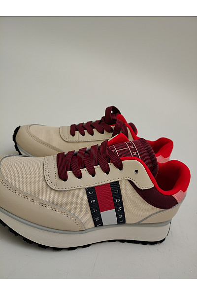 TOMMY HILFIGER tenisky Jeans TJW Retro Runner Archive Béžové Vel. EU 36 | TOMMY HILFIGER | obrázek 6