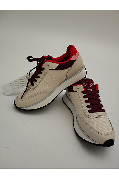 TOMMY HILFIGER tenisky Jeans TJW Retro Runner Archive Béžové Vel. EU 36 | TOMMY HILFIGER | obrázek 9