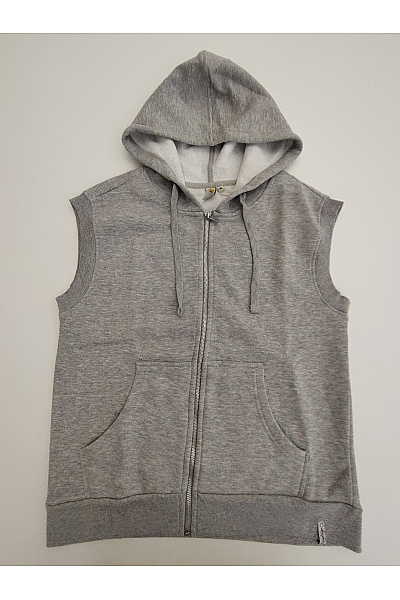 Sea Level Australia Dámská bavlněná mikina vesta s kapucí šedá Velikost M | Sea Level Australia | obrázek 2