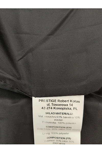 MOE Dámské khaki bavlněné dvouřadé sako elegantní business Vel. M | MOE | obrázek 6