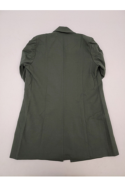 MOE Dámské khaki bavlněné dvouřadé sako elegantní business Vel. M | MOE | obrázek 7