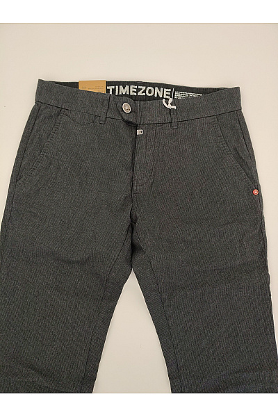 TIMEZONE Pánské šedé bavlněné chinos kalhoty Velikost W31/L34 | TIMEZONE | obrázek 3