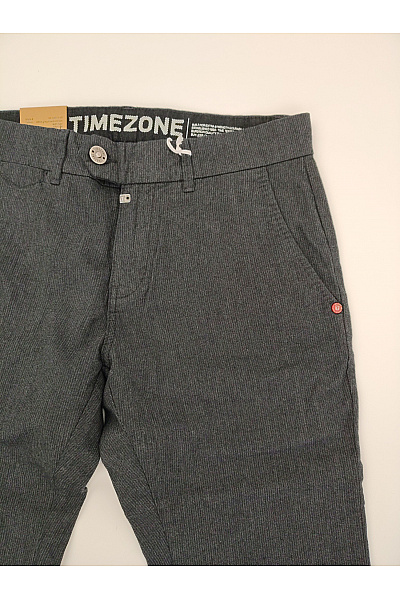 TIMEZONE Pánské šedé bavlněné chinos kalhoty Velikost W31/L34 | TIMEZONE | obrázek 4