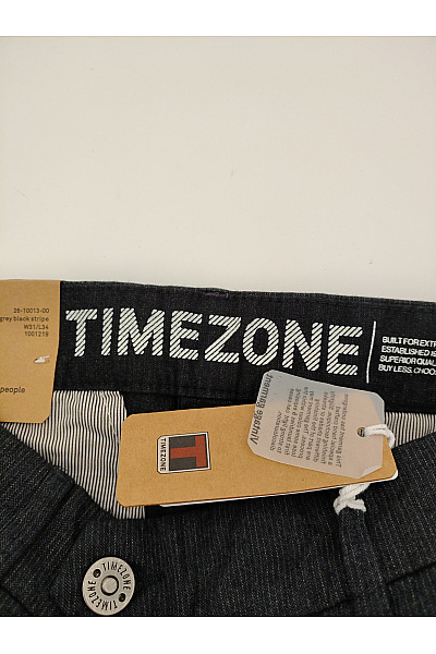TIMEZONE Pánské šedé bavlněné chinos kalhoty Velikost W31/L34 | TIMEZONE | obrázek 6