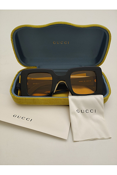GUCCI Oversized sluneční brýle s hranatými obroučkami | GUCCI | obrázek 2