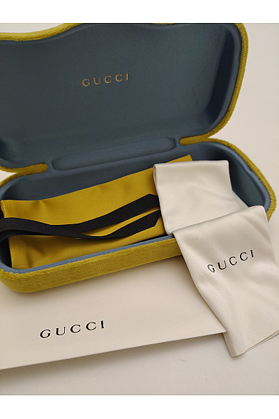 GUCCI Oversized sluneční brýle s hranatými obroučkami | GUCCI | obrázek 3