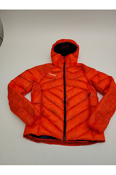 MAMMUT Oranžová prošívaná zimní bunda s kapucí Velikost EU M | MAMMUT | obrázek 2