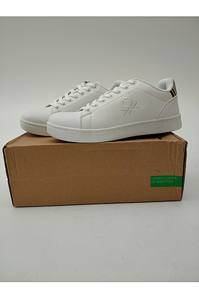 BENETTON tenisky United Colors of Walk Lth BTW114010 Bílé Vel. 38 | BENETTON | obrázek 9
