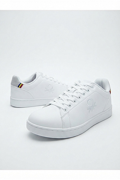 BENETTON Tenisky United Colors Of Walk Lth BTW114010 Bílé Vel. 38