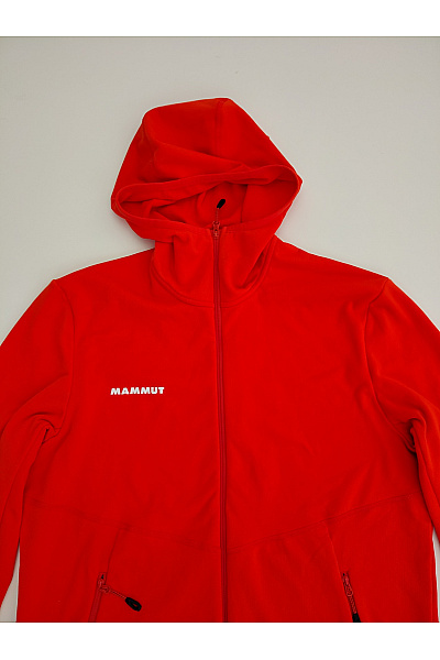 MAMMUT Červená sportovní mikina na zip s kapucí Vel. EU M | MAMMUT | obrázek 4