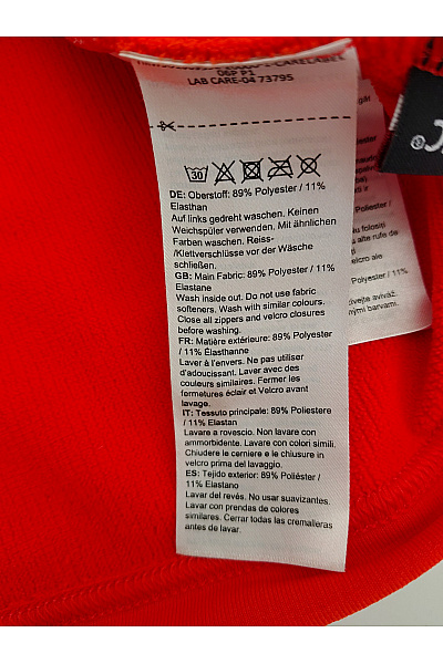 MAMMUT Červená sportovní mikina na zip s kapucí Vel. EU M | MAMMUT | obrázek 5